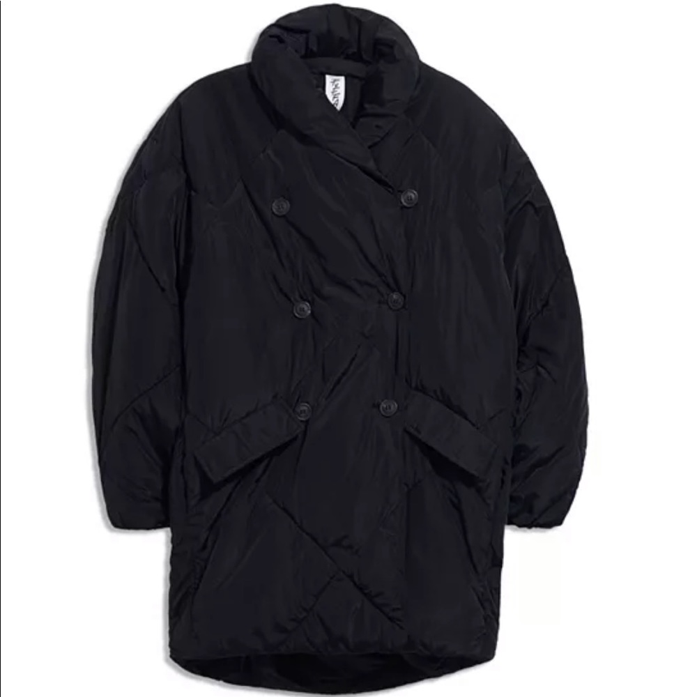 Free People Ella Puffer Coat Woman Sz M Black NWT